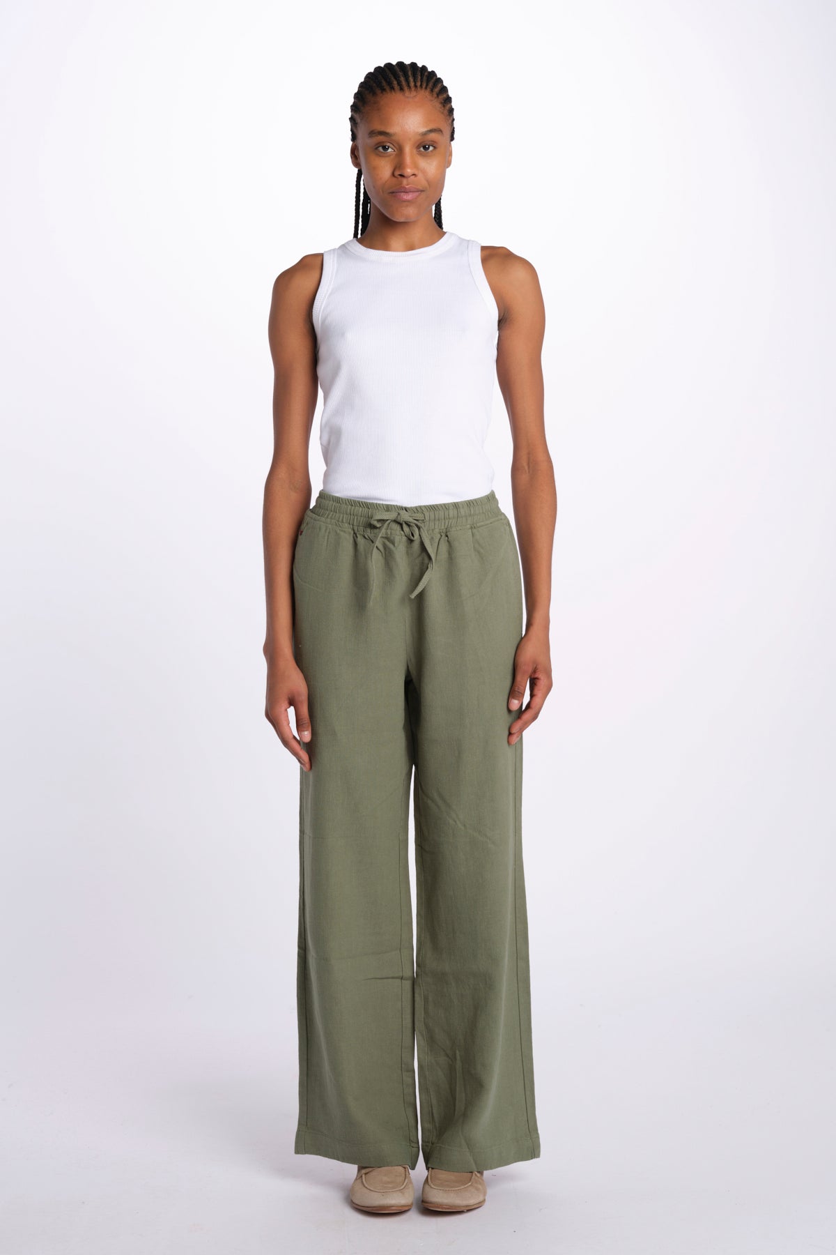 FRANCINE PANTALONE COULISSE LL 99 W by fam. FRANCINE GREEN fam 