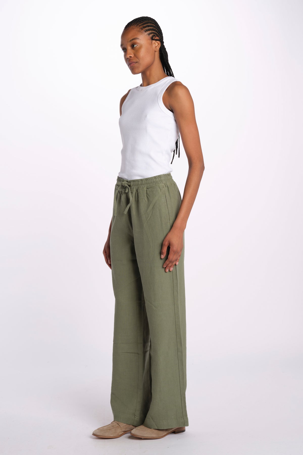FRANCINE PANTALONE COULISSE LL 99 W by fam. FRANCINE GREEN fam 