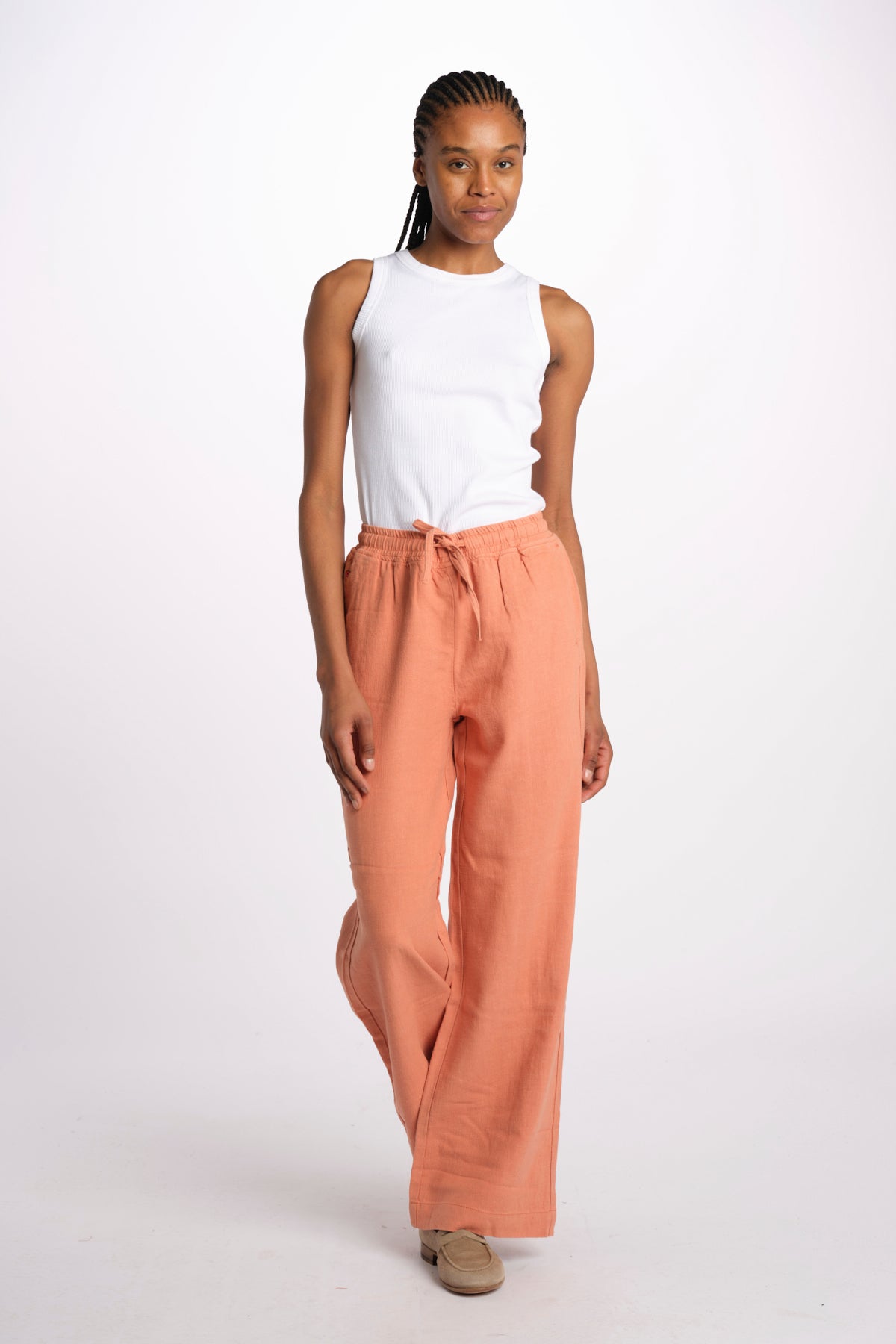 FRANCINE PANTALONE COULISSE LL 99 W by fam. FRANCINE SAND fam 