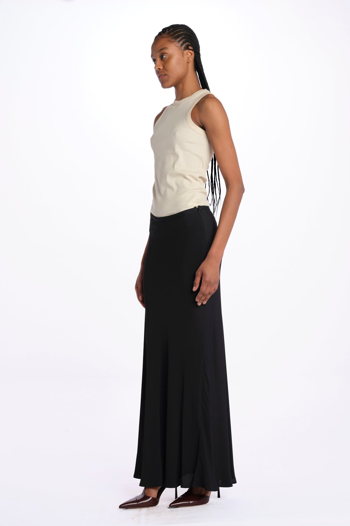 Gonna lunga 40702-412 NERO federica tosi 
