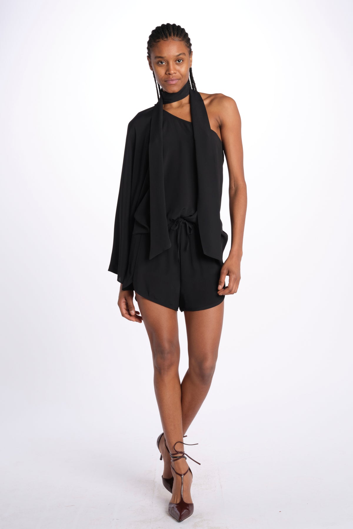 Shorts con coulisse 40810-412 NERO federica tosi 