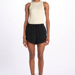 Shorts con coulisse 40810-412 NERO federica tosi 