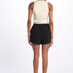 Shorts con coulisse 40810-412 NERO federica tosi 