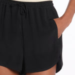 Shorts con coulisse 40810-412 NERO federica tosi 