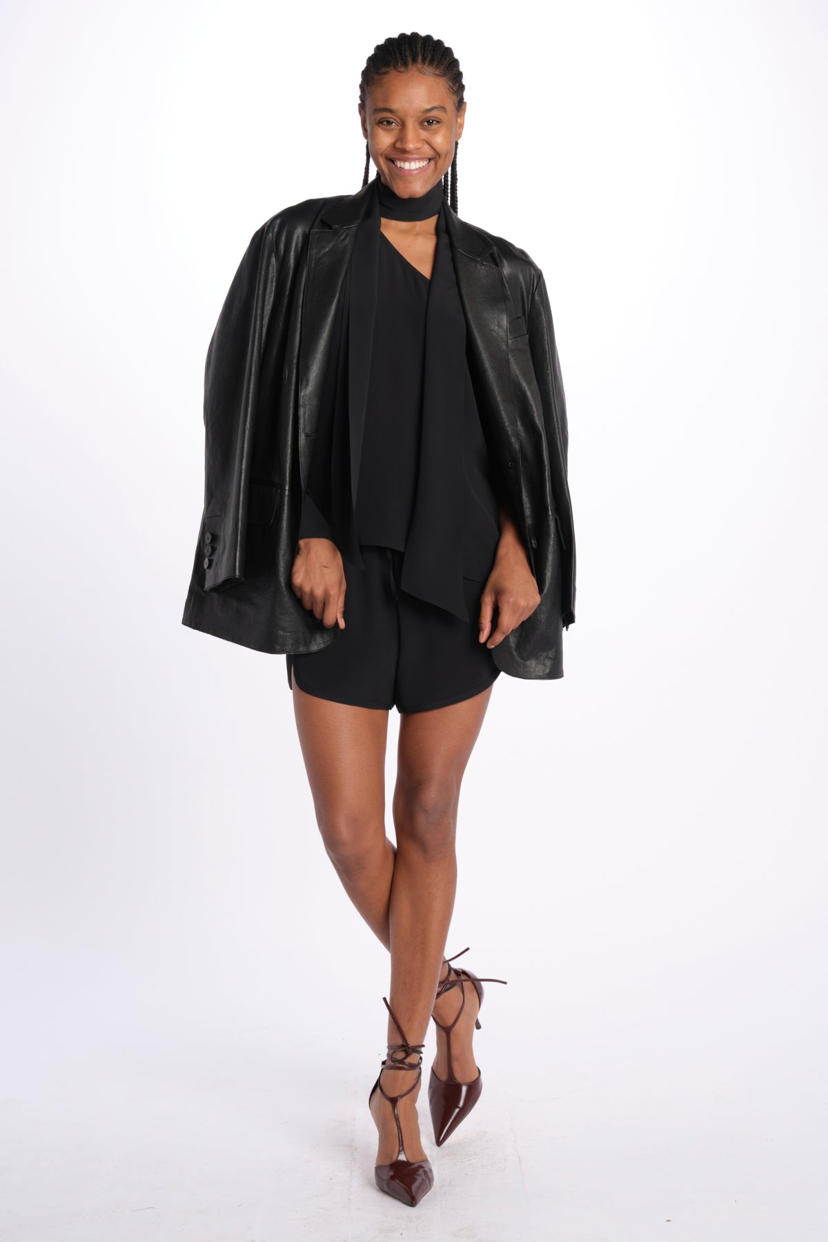 Shorts con coulisse 40810-412 NERO federica tosi 