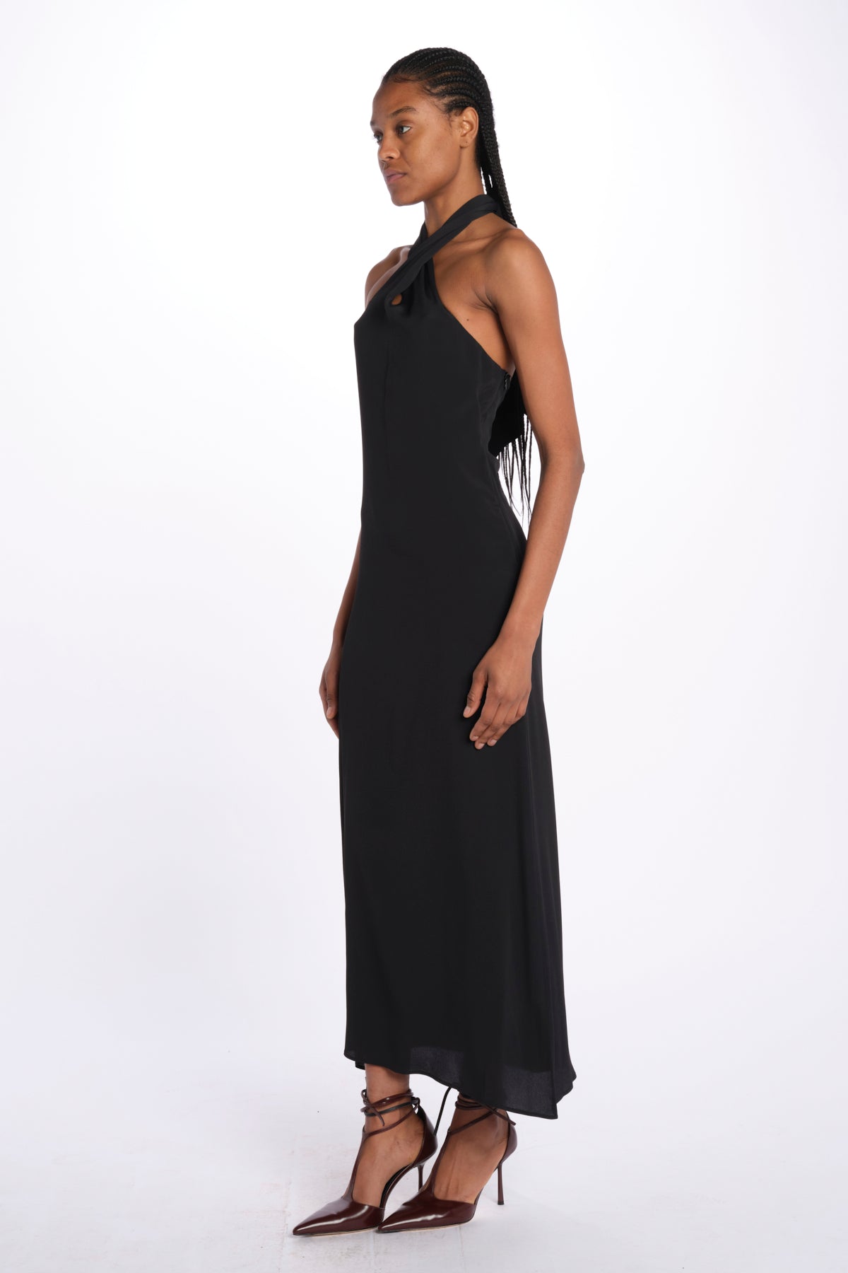 abito con intreccio 41206-412 NERO federica tosi 