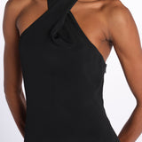 abito con intreccio 41206-412 NERO federica tosi 