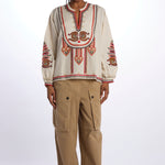 Camicia CINTHYA con ricamo plastron CINTHYA OFFWHITE fortela 