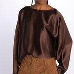 Camicia CANDY raso 5453187 TOFFEE herskind 