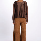 Camicia CANDY raso 5453187 TOFFEE herskind 