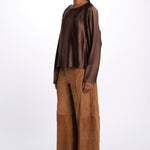 Camicia CANDY raso 5453187 TOFFEE herskind 