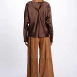 Camicia CANDY raso 5453187 TOFFEE herskind 