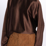 Camicia CANDY raso 5453187 TOFFEE herskind 