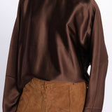 Camicia CANDY raso 5453187 TOFFEE herskind 