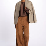 Camicia CANDY raso 5453187 TOFFEE herskind 