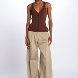 Gilet NELLIE costine 5538106 TOFFEE herskind 