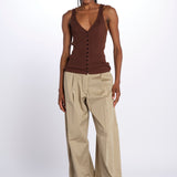 Gilet NELLIE costine 5538106 TOFFEE herskind 