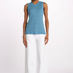 Canotta costine righine GUESS NOT SO TIRED NAVY howlin' 