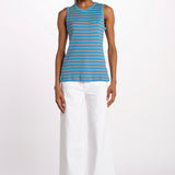 Canotta costine righine GUESS NOT SO TIRED NAVY howlin' 