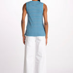 Canotta costine righine GUESS NOT SO TIRED NAVY howlin' 