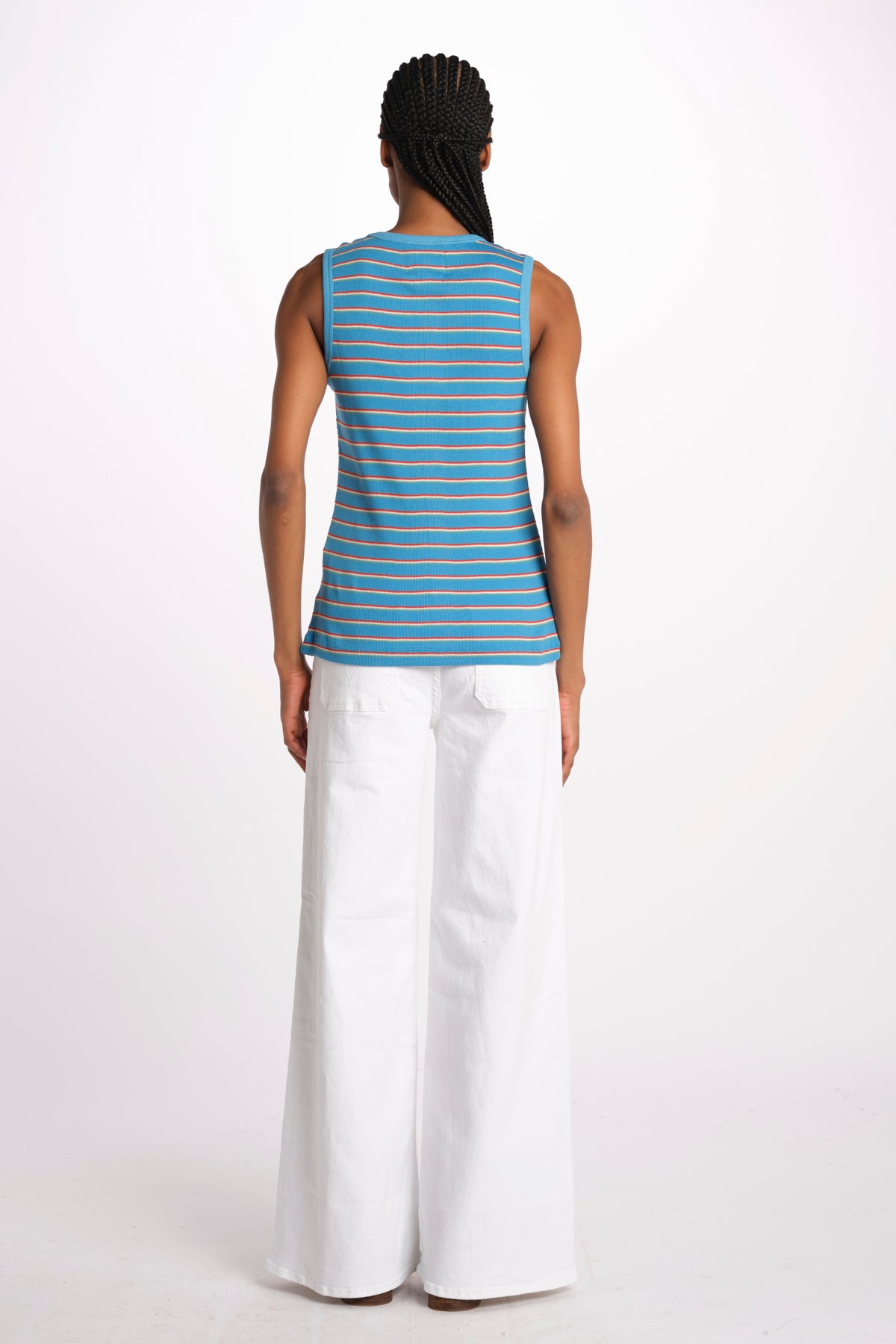 Canotta costine righine GUESS NOT SO TIRED NAVY howlin' 
