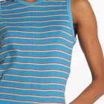 Canotta costine righine GUESS NOT SO TIRED NAVY howlin' 