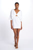 DRESS HELLI mini dress with puff sleeves