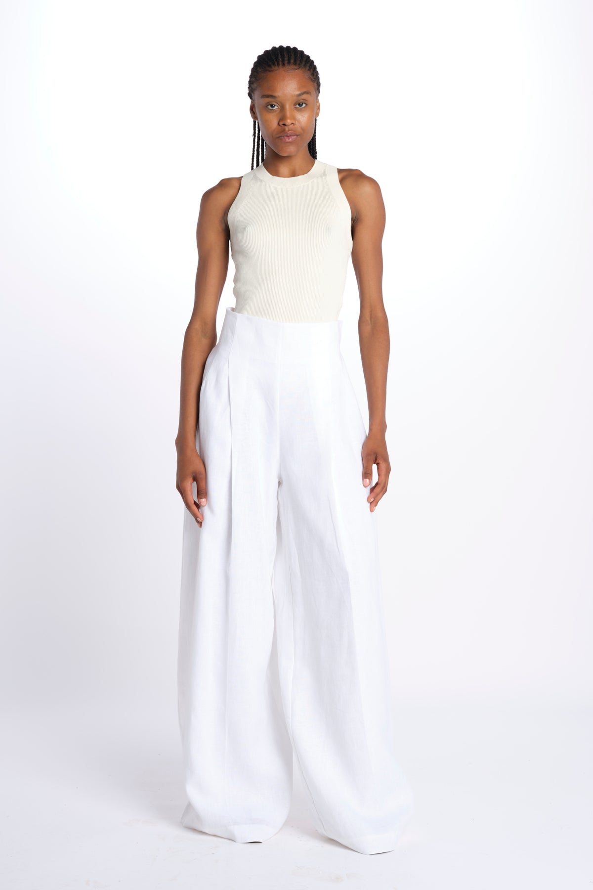 HEINI pantalone over PANTS HEINI BIANCO inasami 