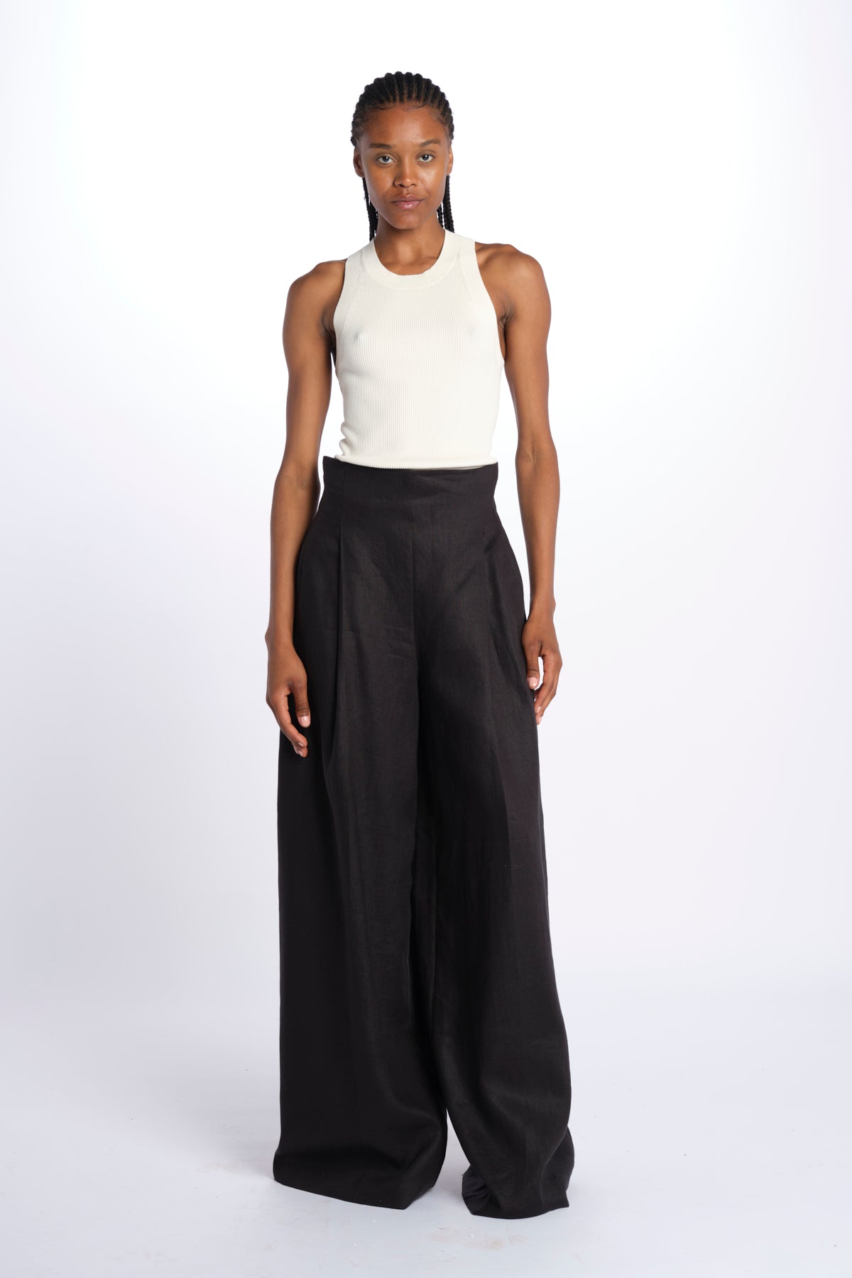 HEINI pantalone over PANTS HEINI NERO inasami 