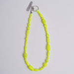 Portachiavi con perline PERLENMIX NEONYELLOW ina.seifart 