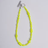 Portachiavi con perline PERLENMIX NEONYELLOW ina.seifart 