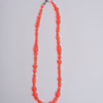 Porta telefono perline PHONENECKLACE NEONORANGE ina.seifart 