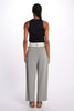 Pantalone  pences con cintura bianca