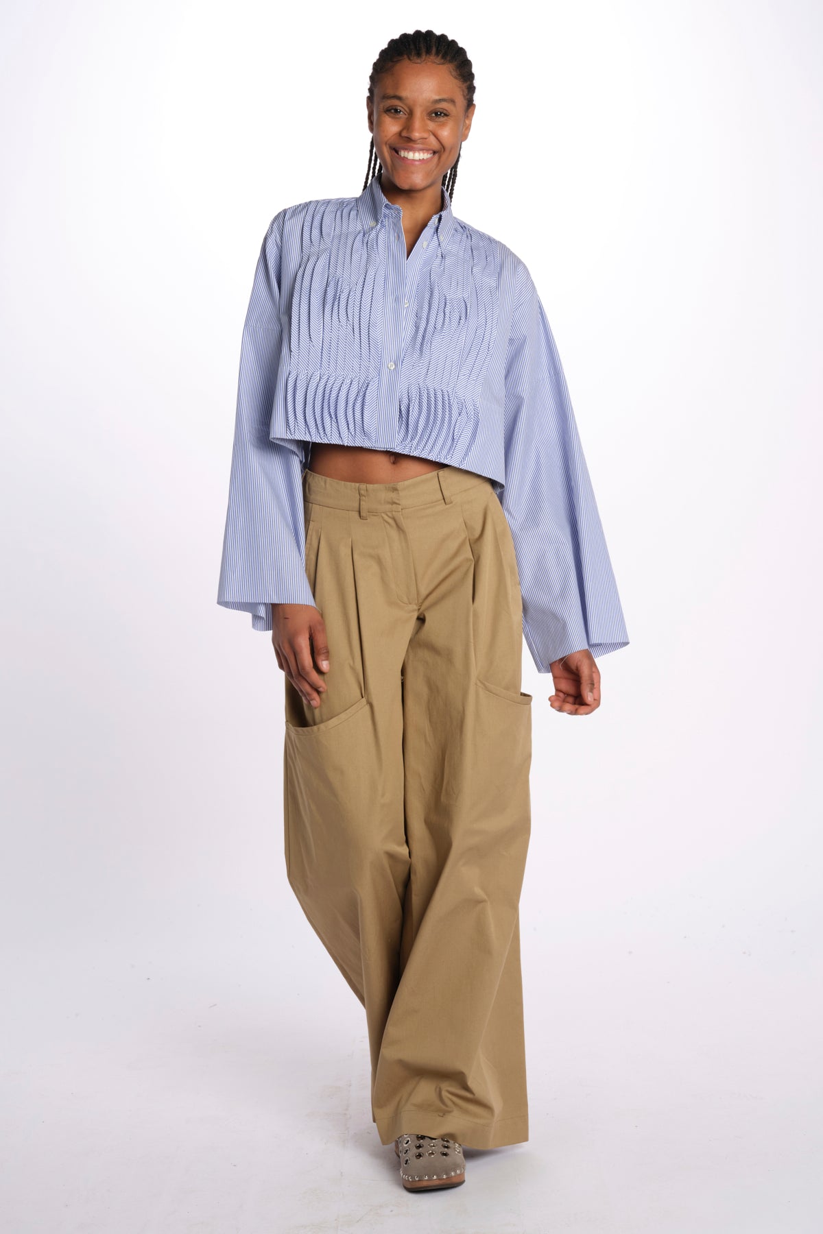 Pantalone  con tasconi RYAN PANT KHAKI jejia 
