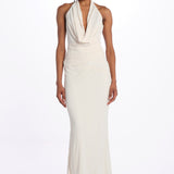 Top TALIA scollo con drappeggi T147 018 BONE just bee queen 