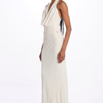 Top TALIA scollo con drappeggi T147 018 BONE just bee queen 