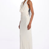 Top TALIA scollo con drappeggi T147 018 BONE just bee queen 
