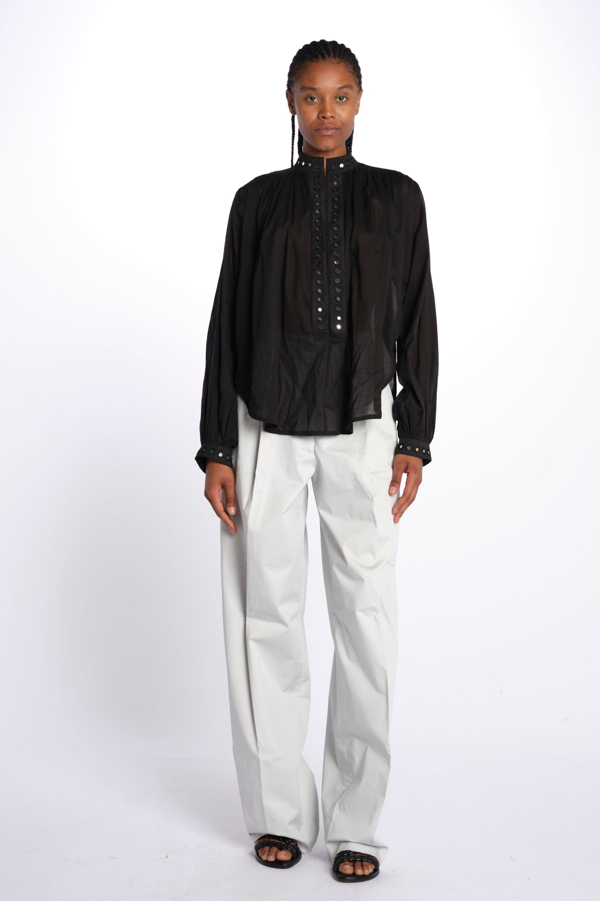 Camicia GATE plastron specchietti GATE BLACK laurence bras 