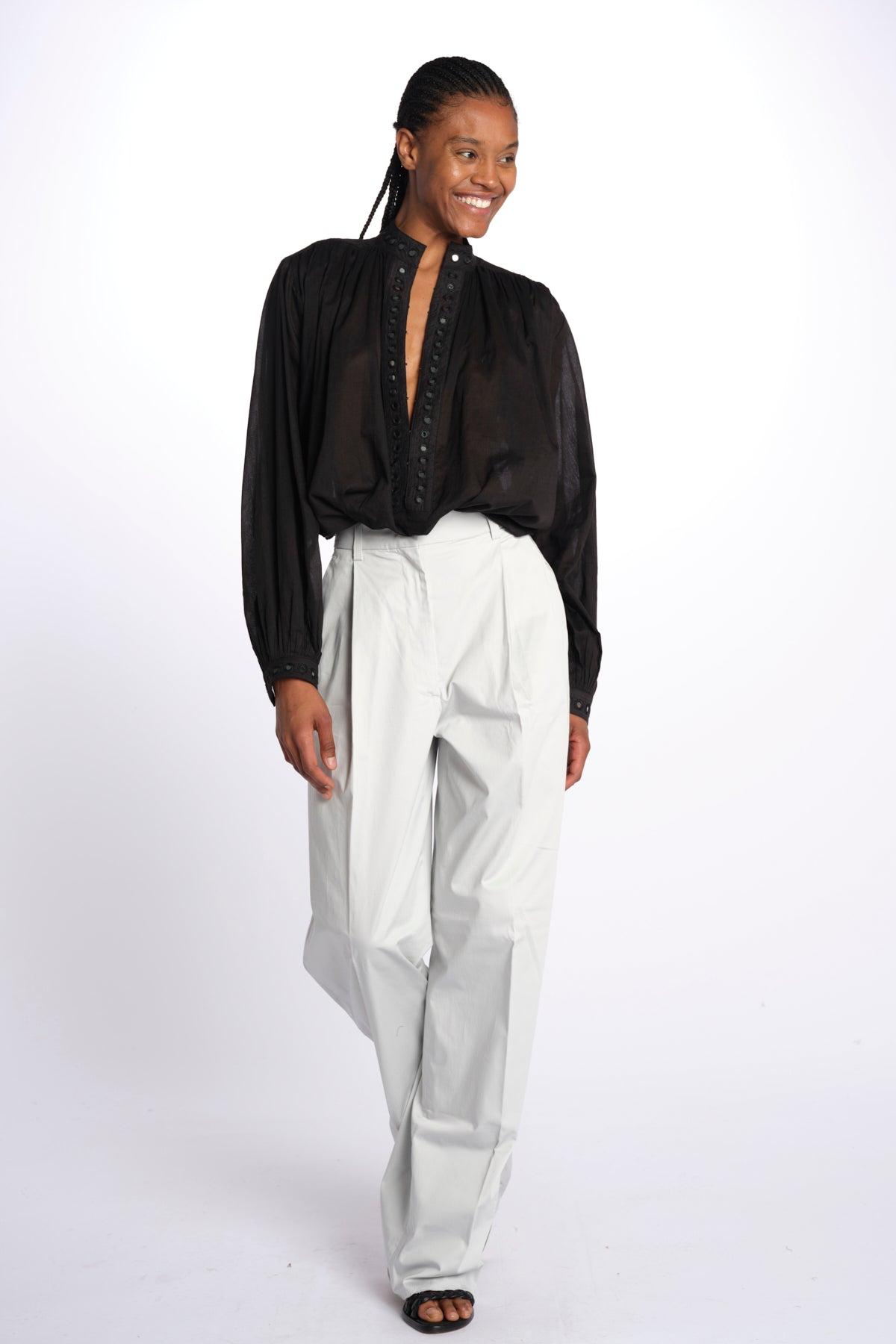 Camicia GATE plastron specchietti GATE BLACK laurence bras 