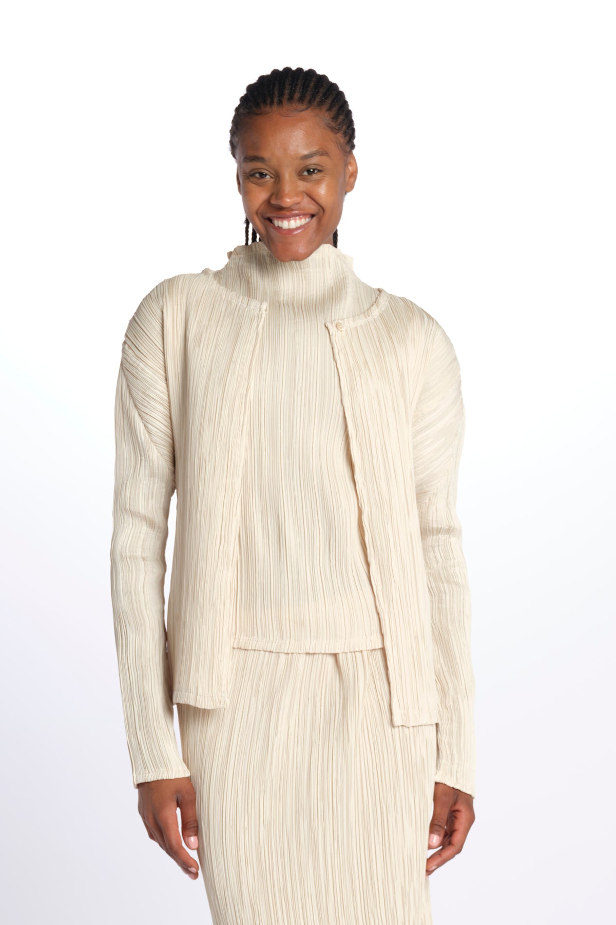 Cardigan plitted LS2511BL005EBE BEIGE le 17 septembre 