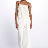 Top DACY spallina ricamo 648488 ECRU m.a.b.e. 