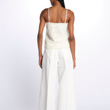 Top DACY spallina ricamo 648488 ECRU m.a.b.e. 