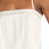 Top DACY spallina ricamo 648488 ECRU m.a.b.e. 