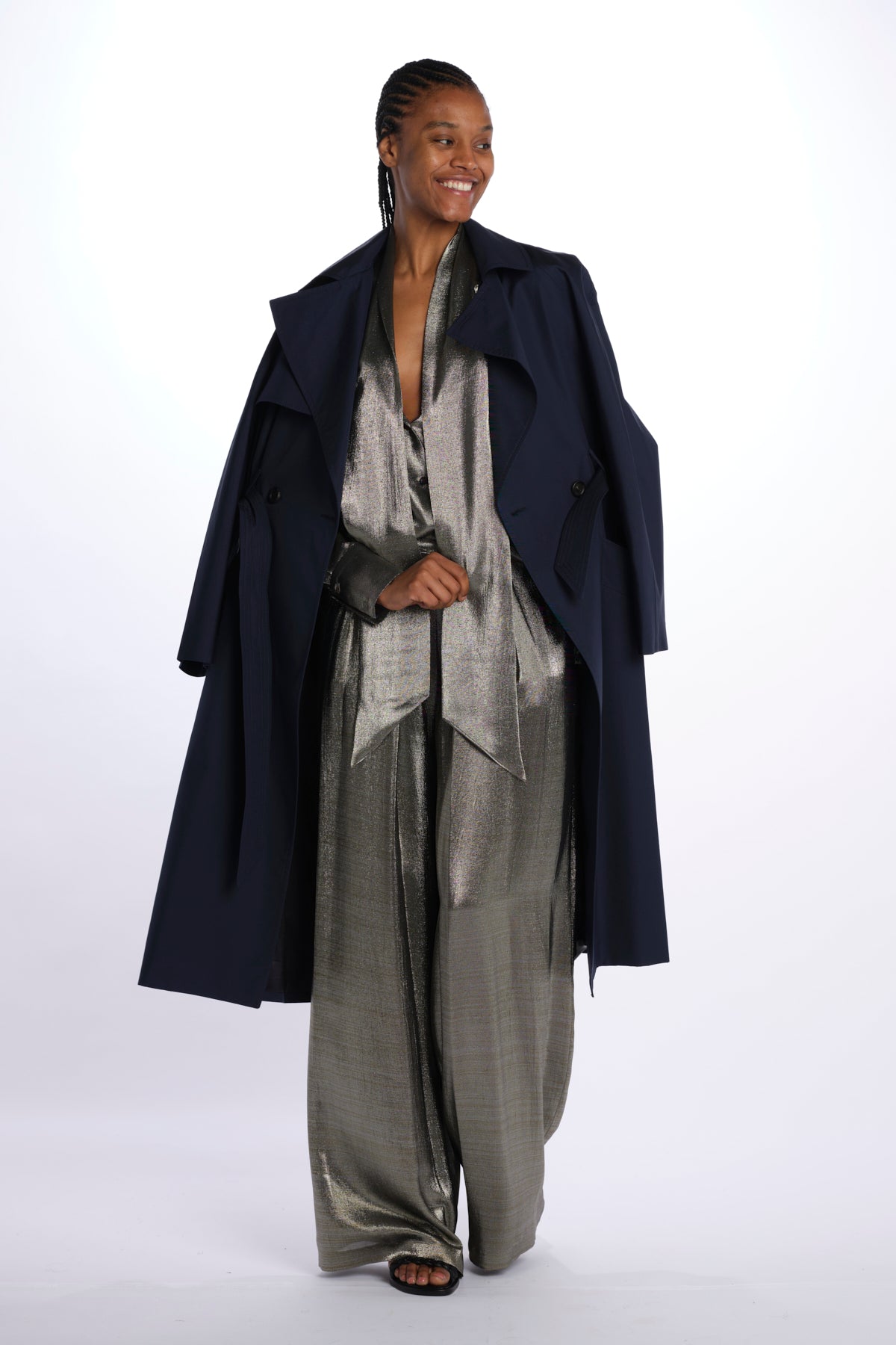 Trench cotone A20M08 NAVY martin grant 
