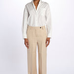 Pantalone lino spina LAMIA T2272F123 massimo alba 