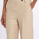Pantalone lino spina LAMIA T2272F123 massimo alba 