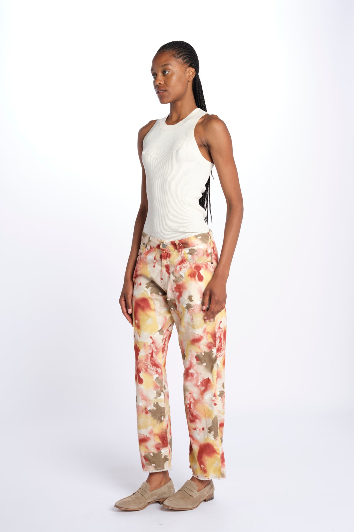 ALOSA pantalone con macchie M27D0ALOSAT3246 S338 massimo alba 