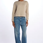 T-shirt felpa m/l WSW02 FEATHER GREY merz b 