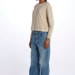 T-shirt felpa m/l WSW02 FEATHER GREY merz b 
