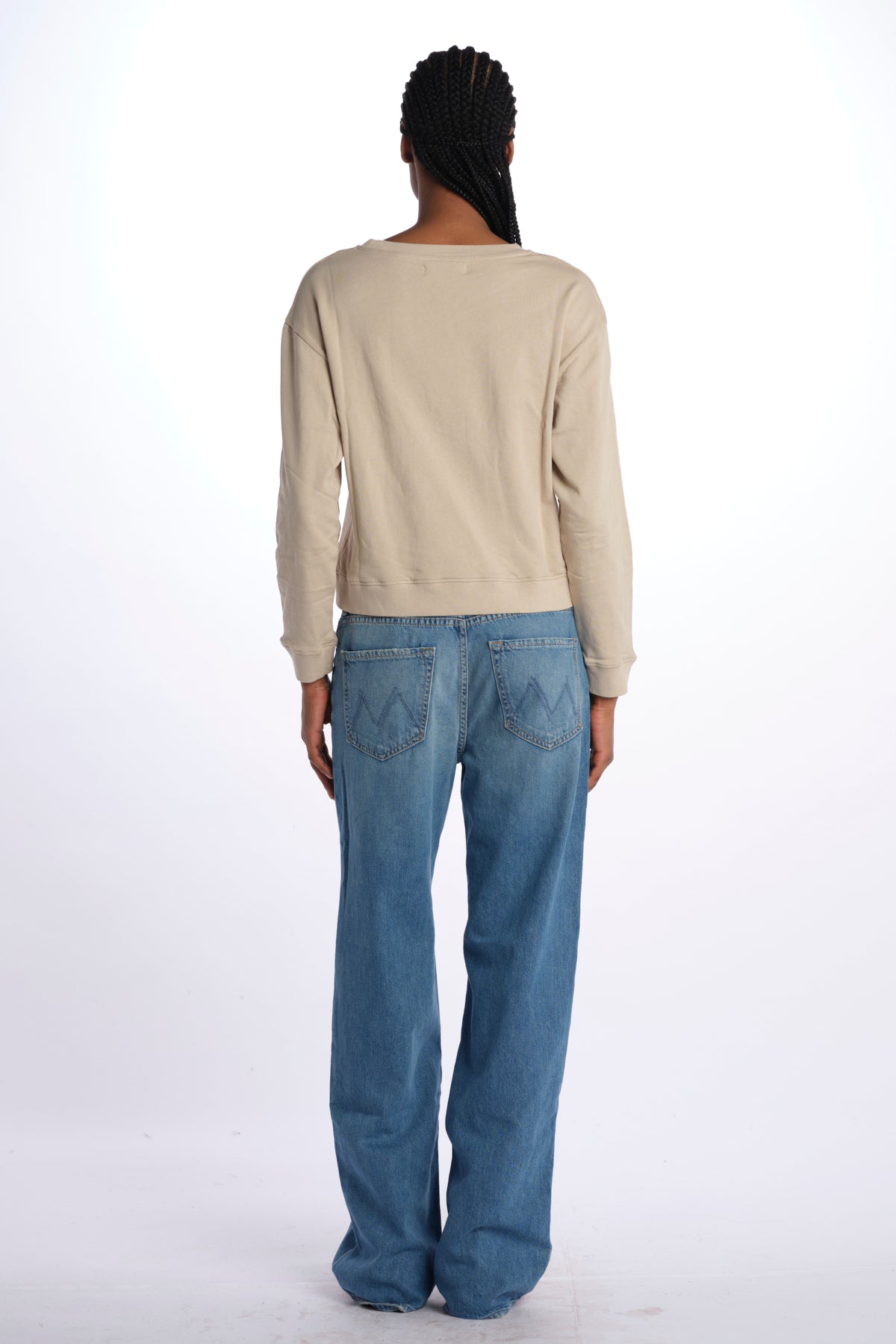 T-shirt felpa m/l WSW02 FEATHER GREY merz b 